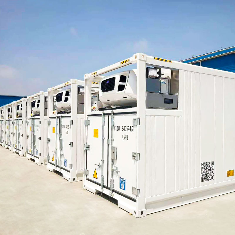 40 fod jernbane -reefer container