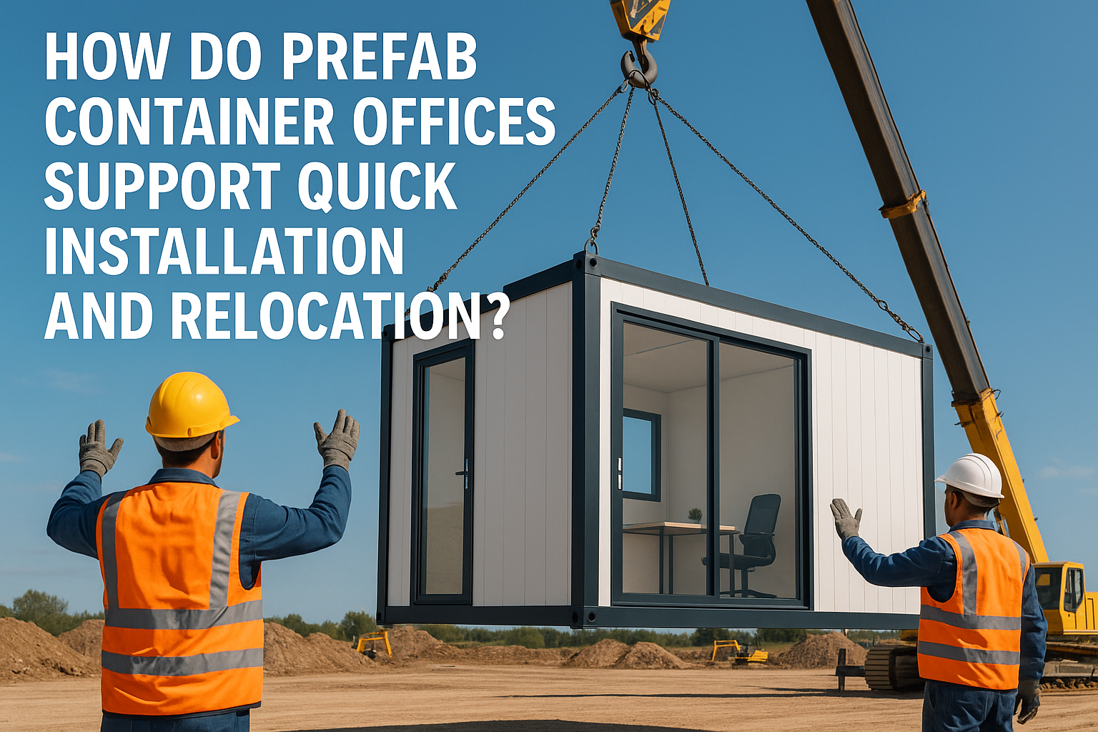 Hvordan understøtter præfabrikerede containerkontorer hurtig installation og flytning?