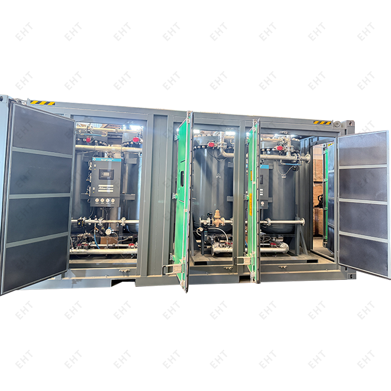 20 fod tilpasset nitrogenudstyrsbeholder – modulær arbejdskabine til industriel og offshorebrug