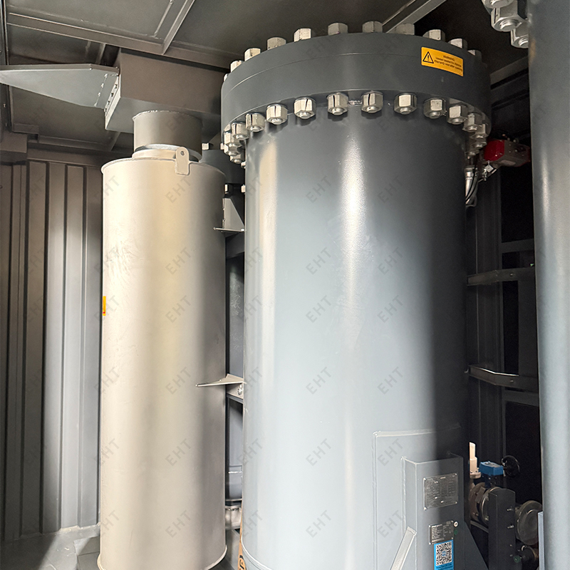 20 fod tilpasset nitrogenudstyrsbeholder – modulær arbejdskabine til industriel og offshorebrug