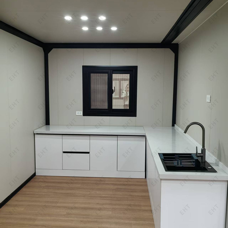 20 fod dobbeltfløjet, udvideligt containerhus præfabrikeret mobil boligenhed