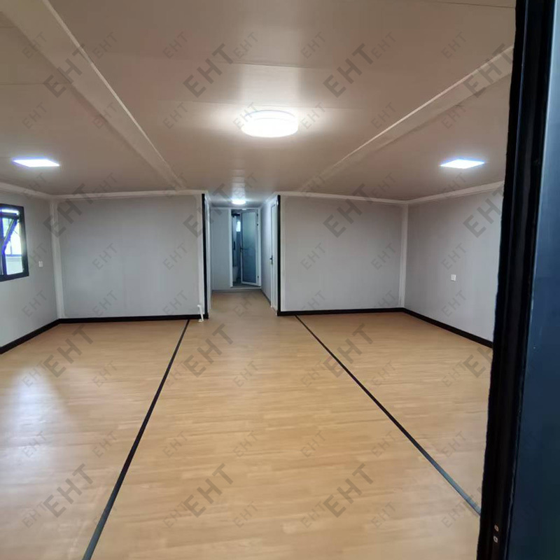 40ft dobbeltfløjet, udvideligt containerhus præfabrikeret modulær boligenhed
